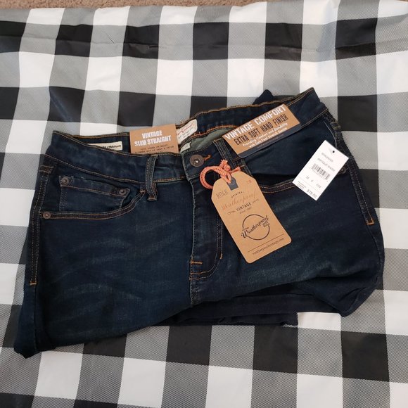 Other - New Vintage Comfort Slim Stretch Blue Jeans 32 x 32